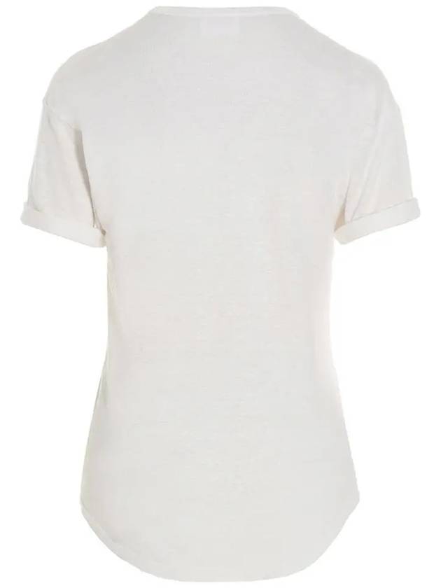 13th Anniversary KOLDI Velvet T Shirt TS0299 00M009E 20WH - ISABEL MARANT - BALAAN 3