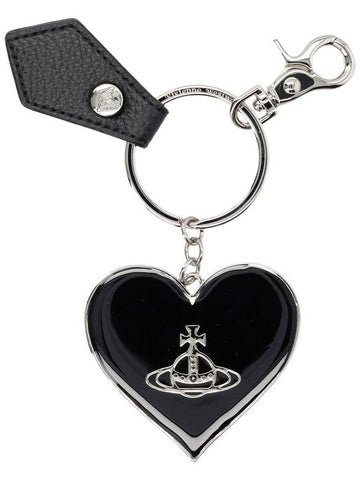 Vivienne Westwood Mirror Heart Orb Keyring - VIVIENNE WESTWOOD - BALAAN 1