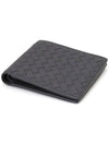 Intrecciato Weaving Half Wallet Dark Grey - BOTTEGA VENETA - BALAAN 4