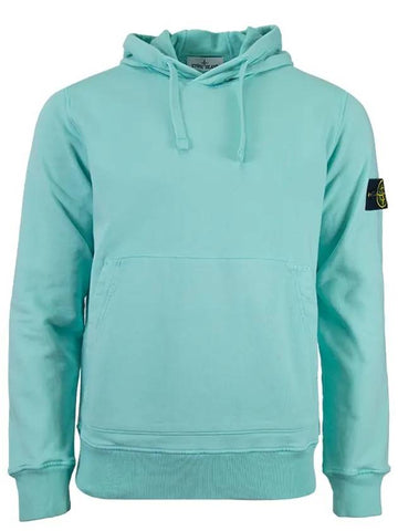 Men's Wapen Hood Aqua Mint - STONE ISLAND - BALAAN.