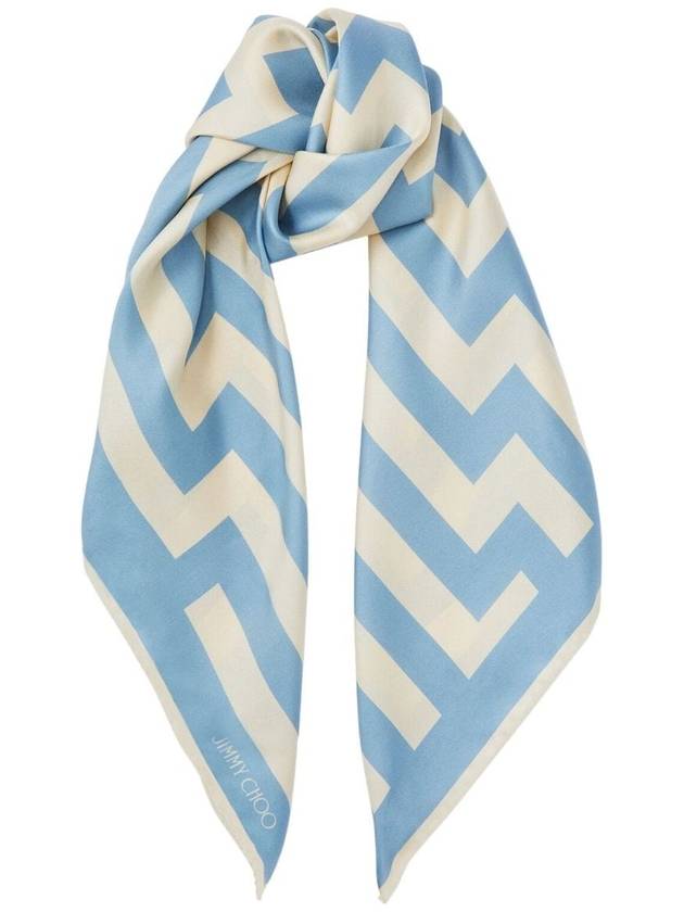 JIMMY CHOO CAPSULE Scarfs Blue - JIMMY CHOO - BALAAN 3