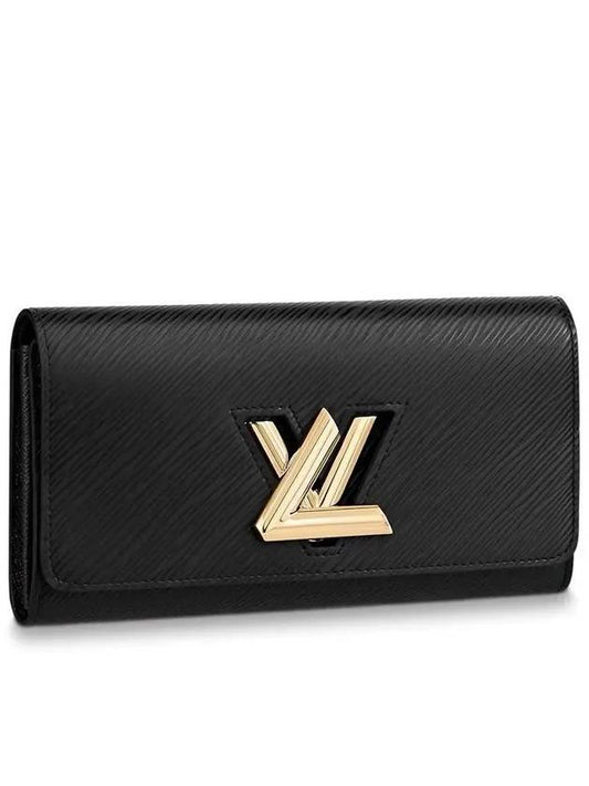 Epi Grain Twist Long Wallet Black - LOUIS VUITTON - BALAAN 2