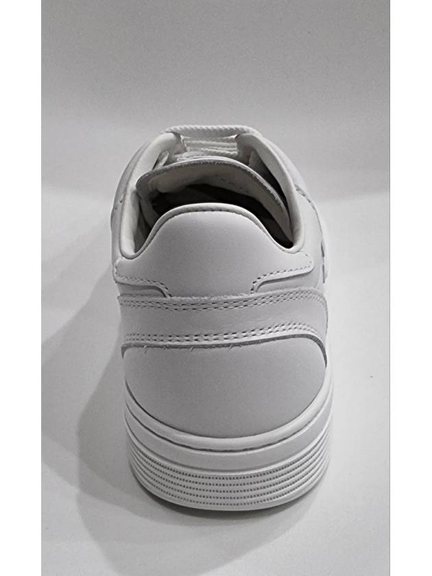 CC Logo Calfskin Low Top Sneakers White - CHANEL - BALAAN 5