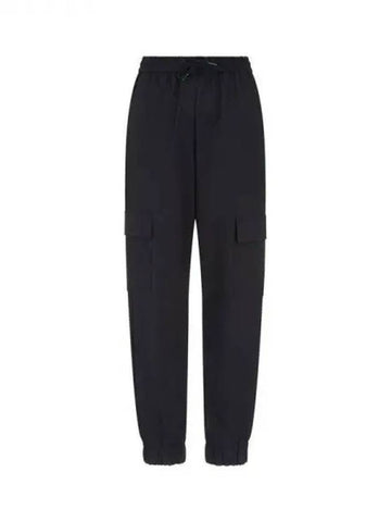 Women s Side Pocket Poly Jogger Pants Black 271850 - HERNO - BALAAN 1