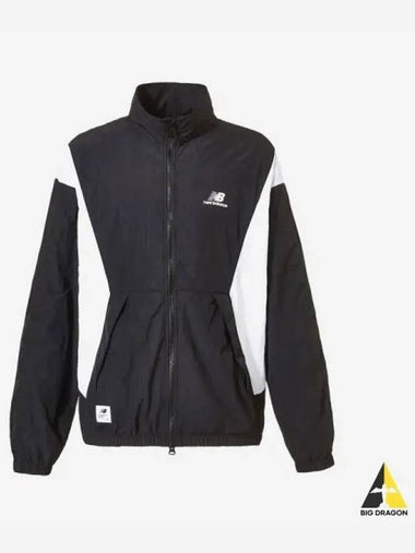 Uni Light Color Block Warm up Jacket 19 Black - NEW BALANCE - BALAAN 1