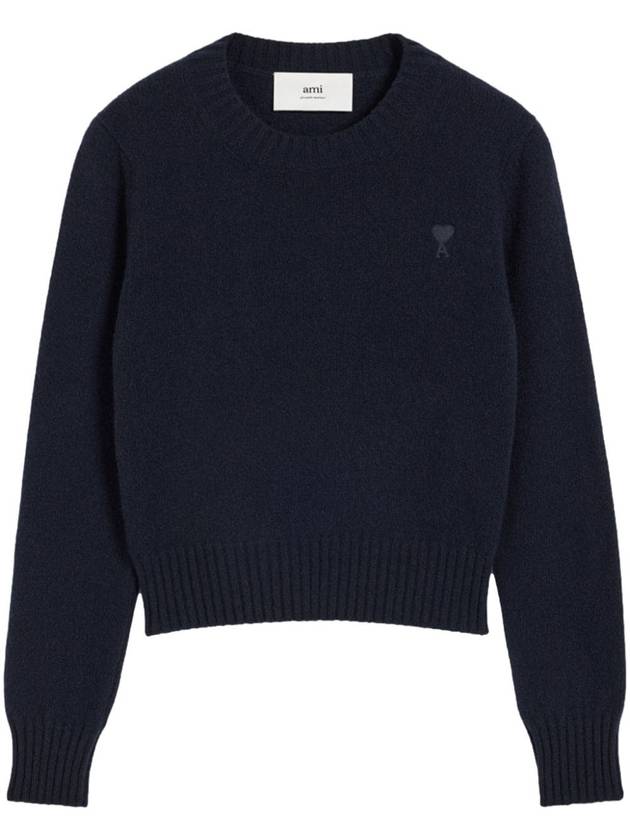 Ami Paris Sweaters Blue - AMI - BALAAN 1