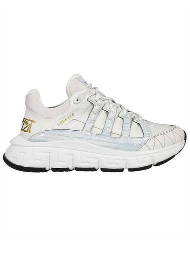 Men's Trigreca Low Top Sneakers White - VERSACE - BALAAN 1