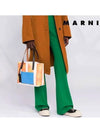 Daisy Rain Print Tote Bag Orange - MARNI - BALAAN 8