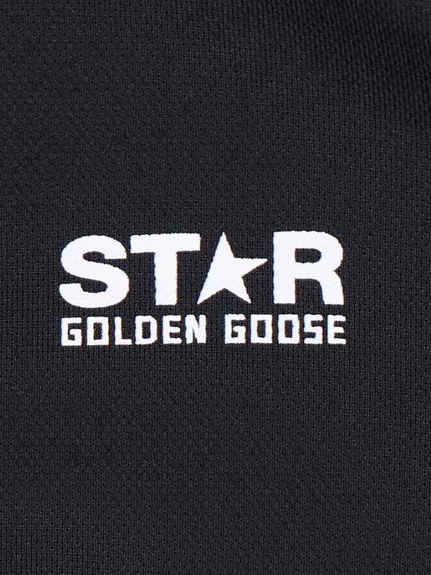 Star Logo Track Jacket Black - GOLDEN GOOSE - BALAAN 5