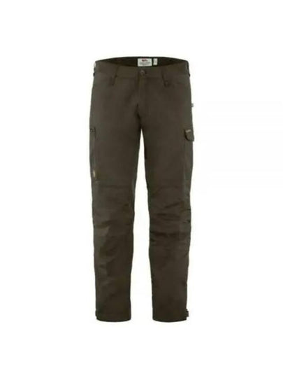 Men's Kaipak Trousers Regular Dark Olive - FJALL RAVEN - BALAAN 2