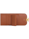 Triomphe Canvas Small Half Wallet Tan - CELINE - BALAAN 6