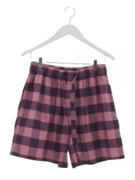 Flannel Pajamas Shorts SWS PKG Flannel Pajamas Shorts - TEKLA - BALAAN 1