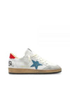 Ballstar Red Tab Mesh Low Top Sneakers White - GOLDEN GOOSE - BALAAN 2