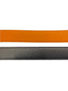 H Buckle Reversible 32mm Leather Belt Noir Orange - HERMES - BALAAN 6