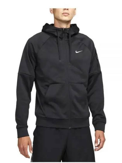 Full Zip-Up Fitness Hooded Jacket Black - NIKE - BALAAN 2