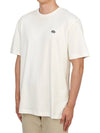 T Just Doval PJ Oval D Patch Short Sleeve T Shirt White - DIESEL - BALAAN 5