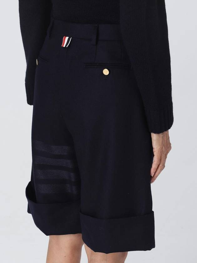 Thom Browne shorts in wool and cashmere blend flannel - THOM BROWNE - BALAAN 5