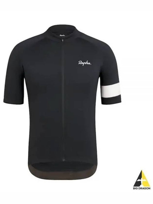 Core Jersey Short Sleeve T Shirt Black - RAPHA - BALAAN 2