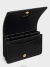 Triomphe Business Shiny Calfskin Card Wallet Black - CELINE - BALAAN 4