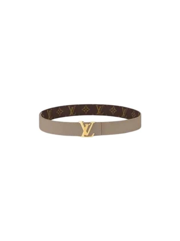 LV Initiales Monogram Reversible 30mm Belt Beige Brown - LOUIS VUITTON - BALAAN 1