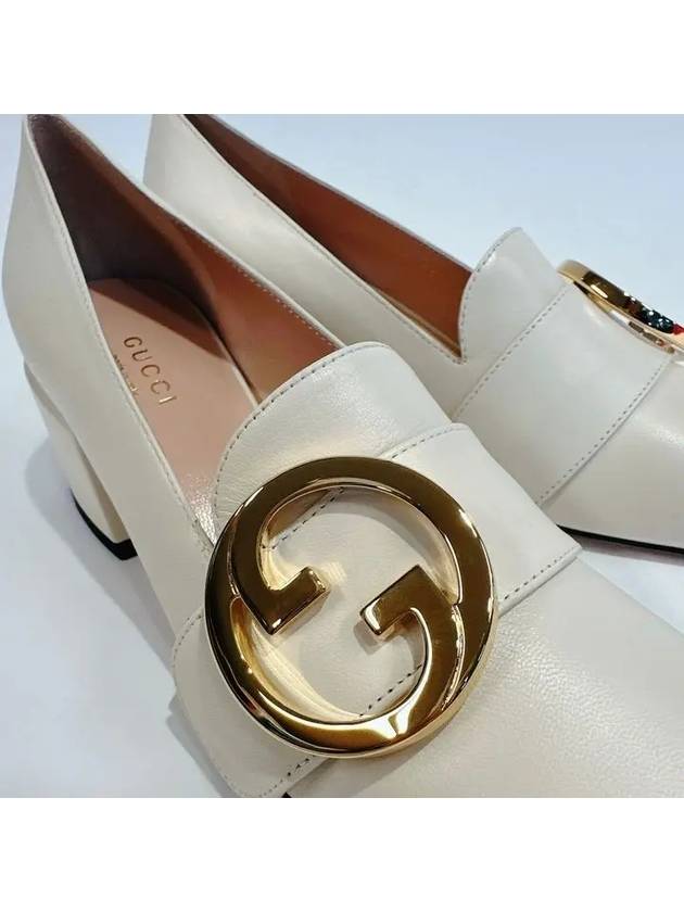 Women's Blondie Interlocking G Pumps White - GUCCI - BALAAN 7