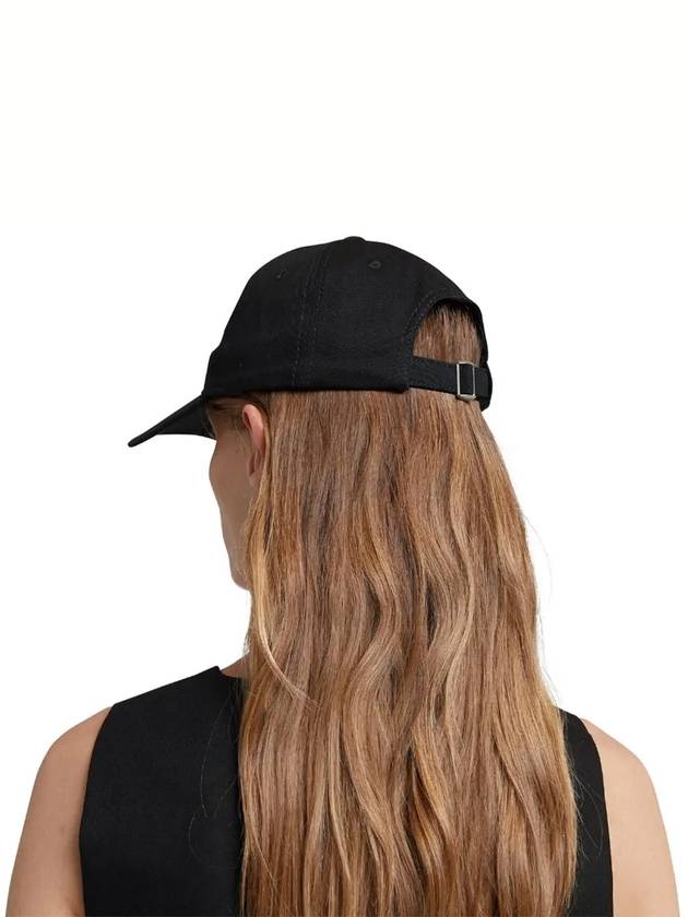 Embroidered Logo Base Cotton Ball Cap Black - MSGM - BALAAN 3