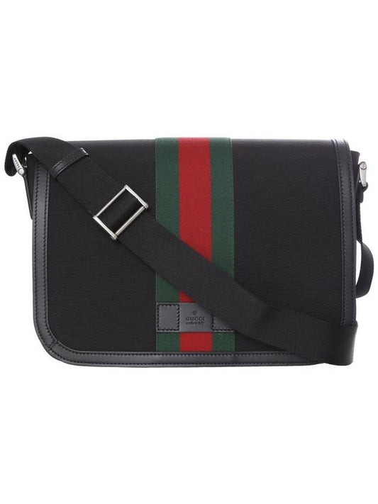 Web Stripe Techno Messenger Bag Black - GUCCI - BALAAN 2