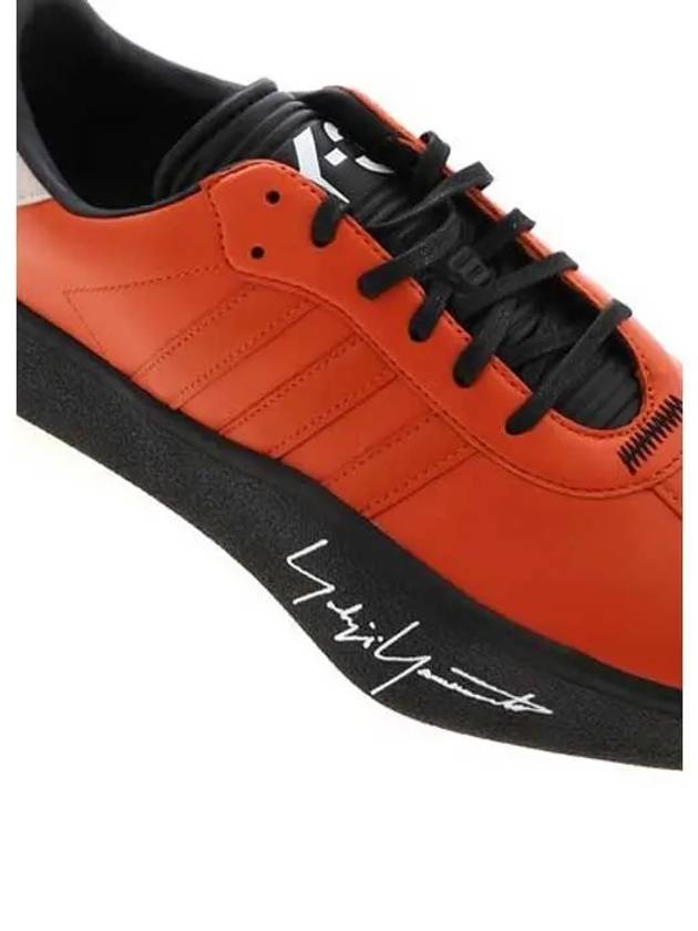 Tangutsu Logo Leather Low Top Sneakers Orange - Y-3 - BALAAN 4