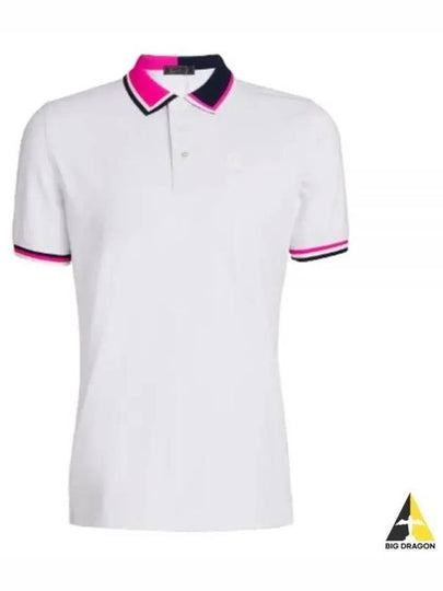 Golf TWO TONE RIB COLLAR TECH PIQU POLO G4MF23K303 SNO two-tone lip color tech pique polo - G/FORE - BALAAN 2