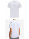 Logo Short Sleeve T-Shirt Optical White - MONCLER - BALAAN 5