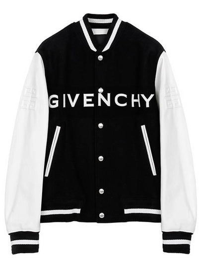 College Varsity Bomber Jacket Black - GIVENCHY - BALAAN 2