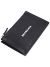 Logo Print Cash Card Wallet Black - BALENCIAGA - BALAAN 6