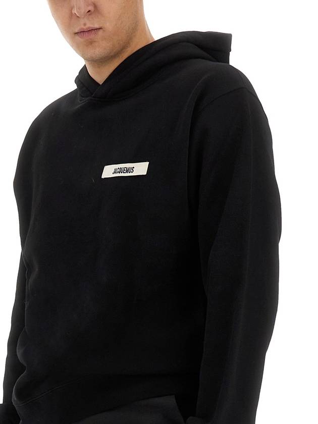 Le Gros Grain Hoodie Black - JACQUEMUS - BALAAN 5