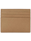 Saffiano Leather Triangle Logo Card Wallet Brown - PRADA - BALAAN 3