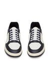 SL 61 Low Top Sneakers Black White - SAINT LAURENT - BALAAN 5