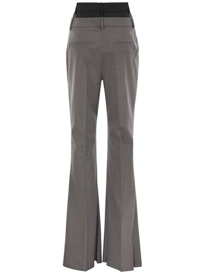 LINCE - Flare trousers with customised double belt - MAX MARA SPORTMAX - BALAAN 2