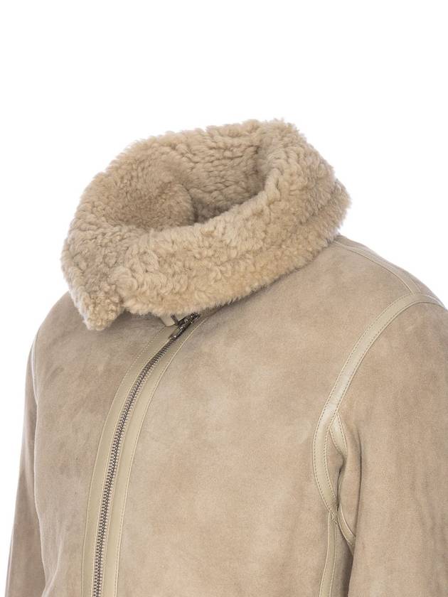 Aviator Shearling Jacket Field - BURBERRY - BALAAN 4