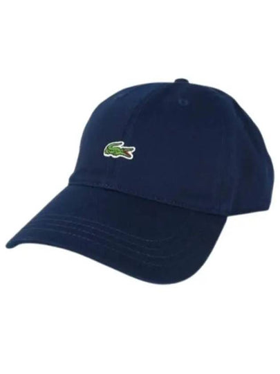 Organic Cotton Twill Ball Cap Navy - LACOSTE - BALAAN 2