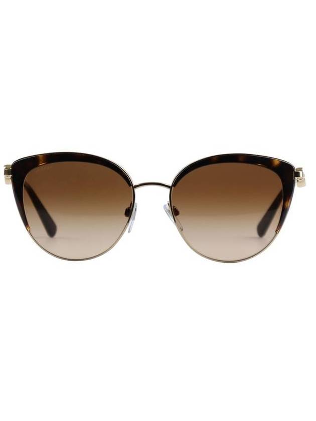 Eyewear Cat Eye Metal Sunglasses Brown - BVLGARI - BALAAN 1