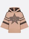 DiorAlps 3 4 Sleeve Hooded Sweater Pink Wool Cashmere Knit - DIOR - BALAAN 1