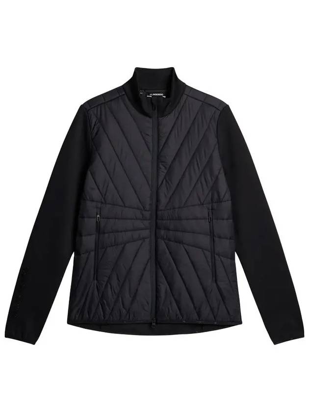 Women's Holma Quilt Hybrid Jacket Black - J.LINDEBERG - BALAAN 3