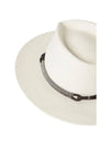 Interwoven Straw Fedora MCAP90082CFJ78 - BRUNELLO CUCINELLI - BALAAN 3