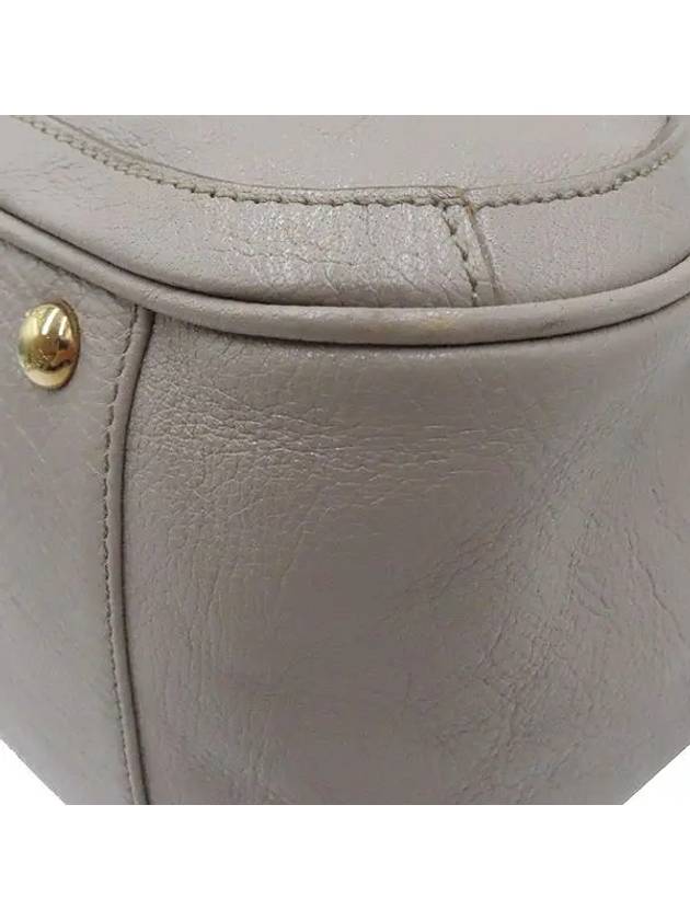 Ferragamo 21 B993 gray gold Gancini logo decorated chain shoulder bag - SALVATORE FERRAGAMO - BALAAN 5