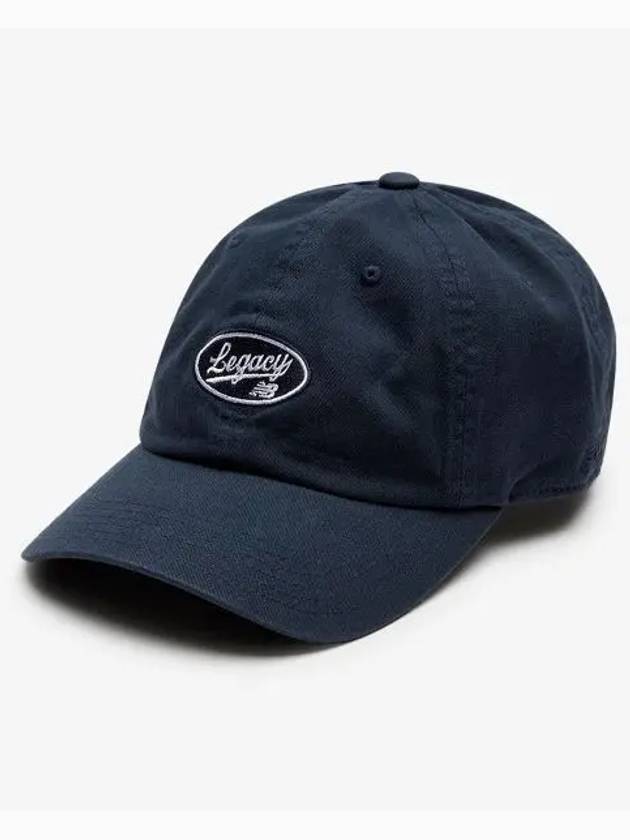 NBGDFS1110 Small Logo Legacy Ball Cap NAVY - NEW BALANCE - BALAAN 1