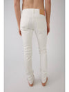 Straight Denim Jeans White - ACNE STUDIOS - BALAAN 5