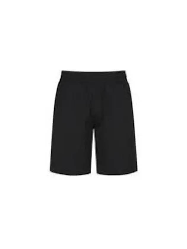 24 2C00005 597IQ 999 Matte black logo patch swim shorts 1245026 - MONCLER - BALAAN 1