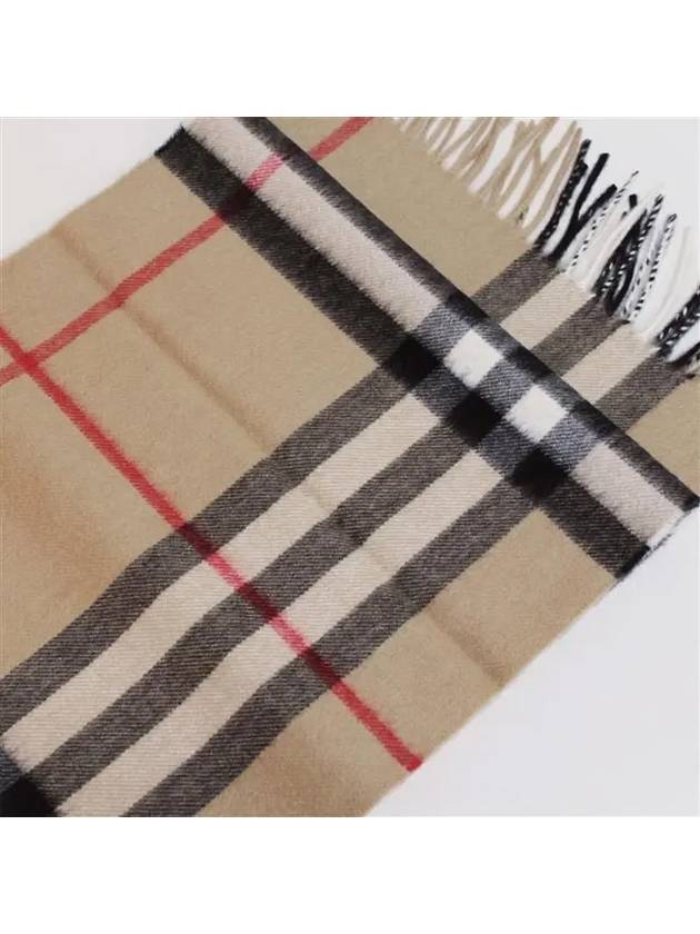 Vintage Check Cashmere Muffler Beige - BURBERRY - BALAAN 5