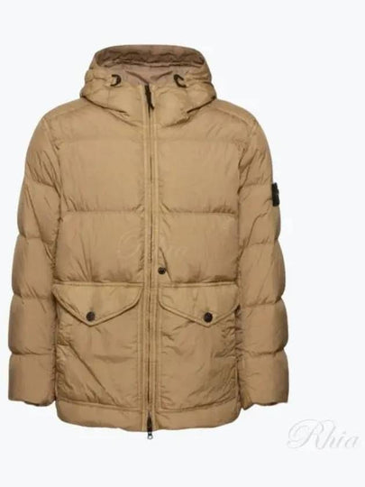 Crinkle Reps Re-Nylon Down Padding Beige - STONE ISLAND - BALAAN 2