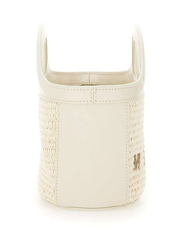 Rattan Micro Tropicalia Cross Bag White - MARNI - BALAAN 5