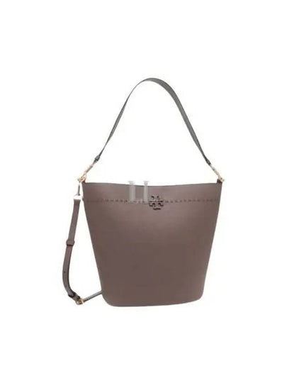 McGraw Logo Bucket Bag Grey - TORY BURCH - BALAAN 2